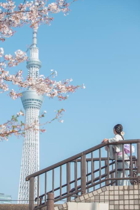 *301 Oshiage Sta 3Mins Walk! Wi-Fi Elevator Tóquio Exterior foto